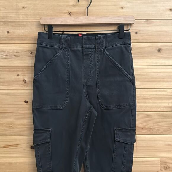 SPANX Size Medium Stretch Twill Cargo Pull On Skinny Pants - Picture 4 of 16